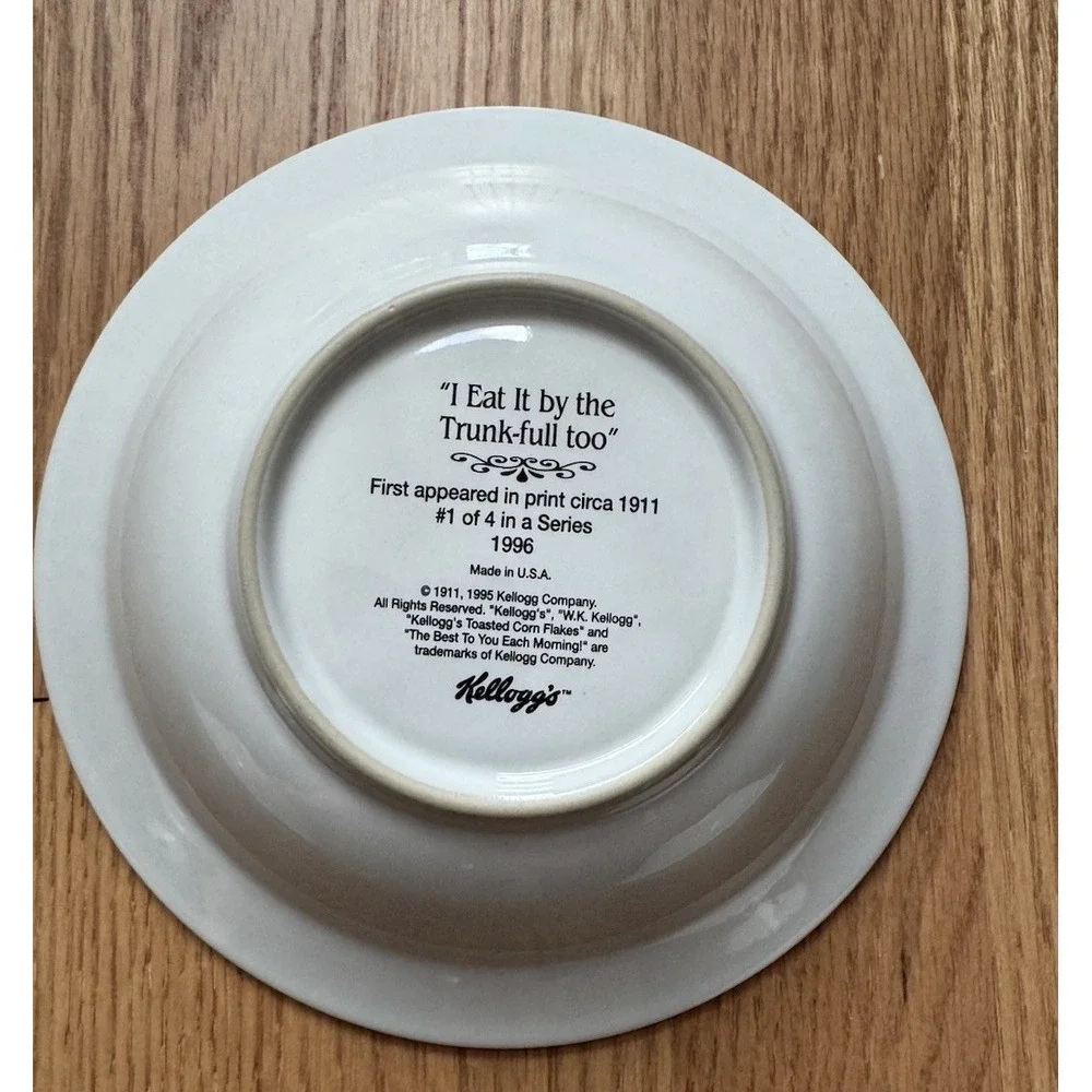 Vintage 1996 Kellogg's 90th Anniversary Cereal Bowls -‎ Set of 3 (#1, #2, #3)
